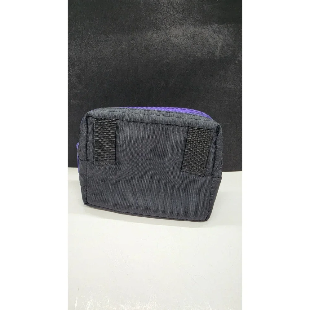 Case Logic Black Purple Accessory Organizer 2 Compartments With Belt Loops